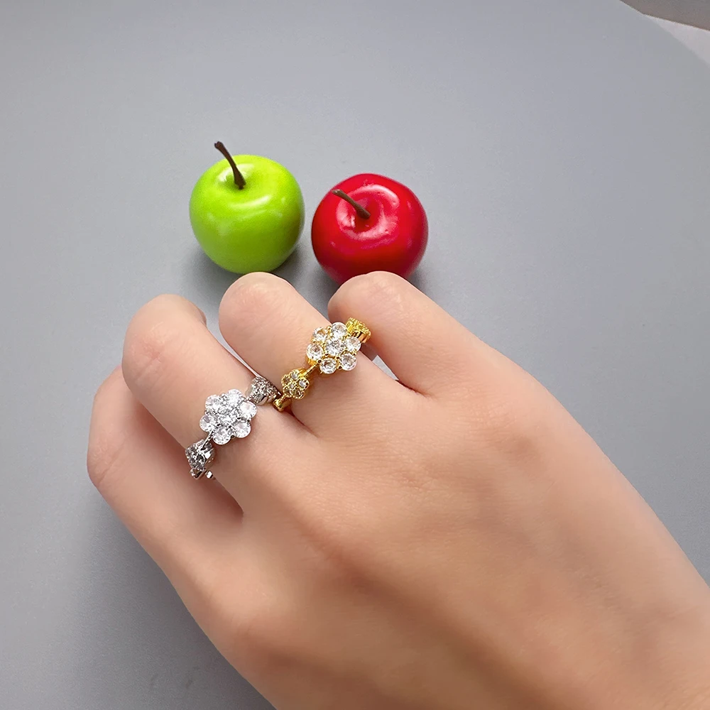 VENTFILLE 925 Sterling Silver Flower Ring for Women Zircon Geometric INS Opening Index Finger Jewelry Party Gift Dropshippipng
VENTFILLE 925 Sterling Silver Flower Ring for Women Zircon Geometric INS Opening Index Finger Jewelry Party Gift Dropshippipng