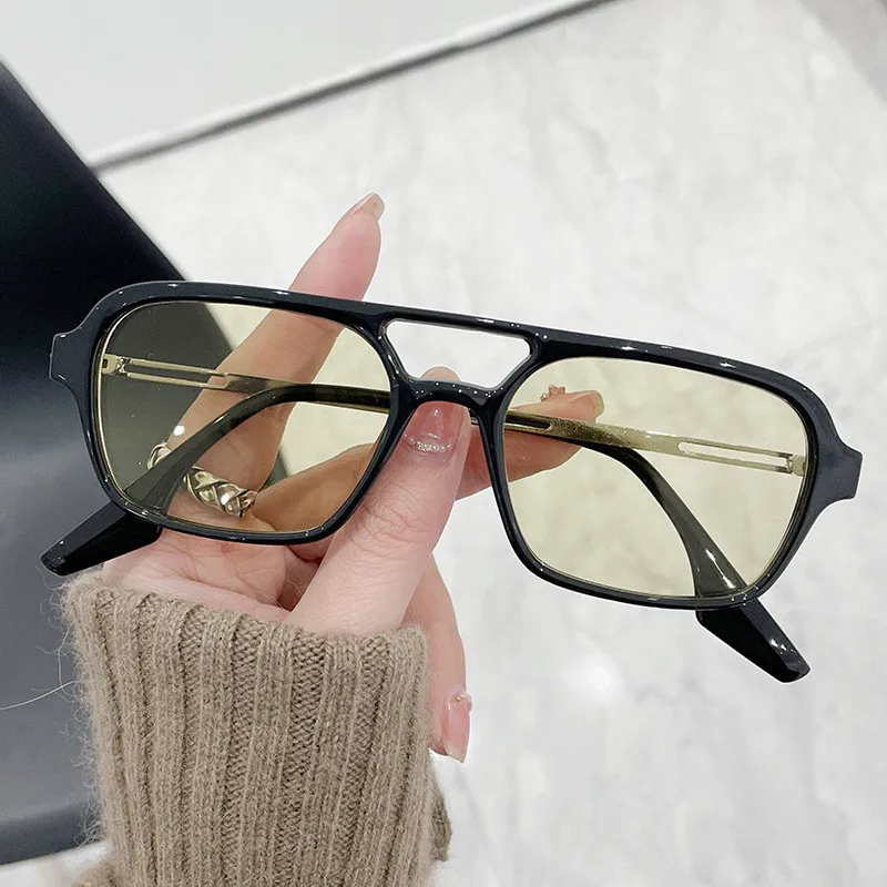 Double Bridges Men Women Sunglasses Fashion Design Square Frame Eyewear Trending Hollow Leopard Car Driving UV Shades eyeglasses
Double Bridges Men Women Sunglasses Fashion Design Square Frame Eyewear Trending Hollow Leopard Car Driving UV Shades eyeglasses