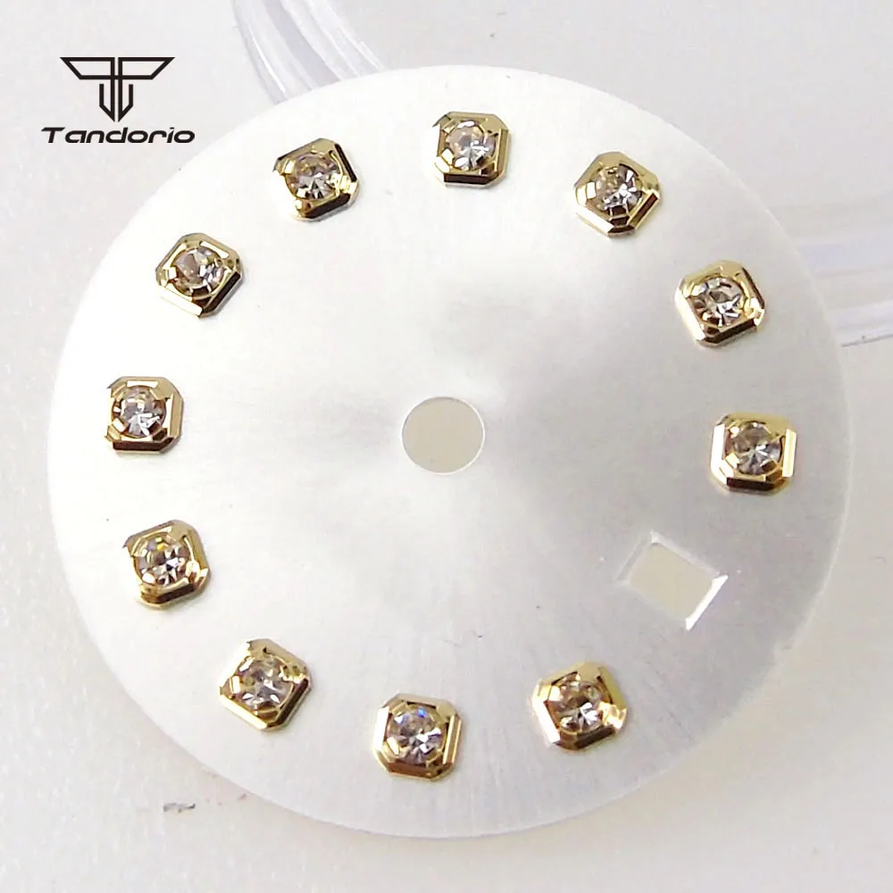 20.5mm Multicolor Sunburst/Gradient Watch Dial Diamond Markers Date Window Fit NH05 Automatic Movement for Women Wristwatch
20.5mm Multicolor Sunburst/Gradient Watch Dial Diamond Markers Date Window Fit NH05 Automatic Movement for Women Wristwatch