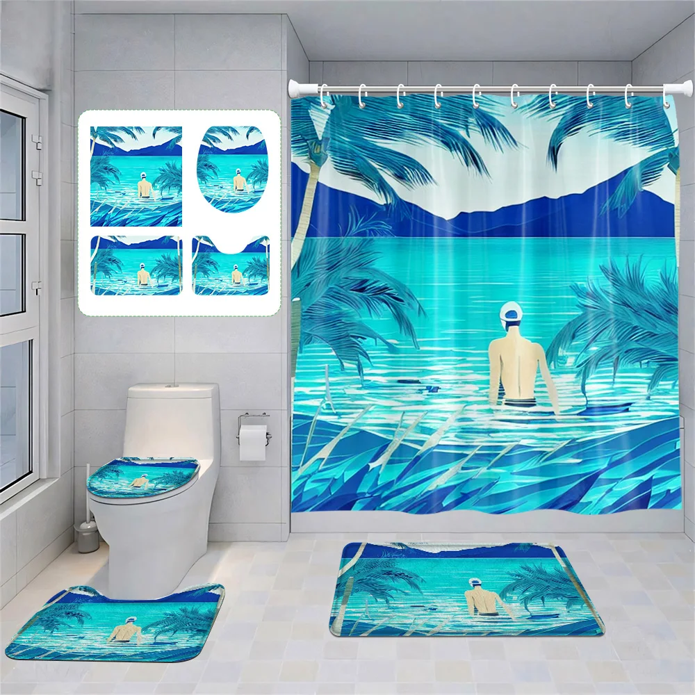 Morandi Minimalist Bathroom suit Abstract Shower Curtain Non-Slip Floor Mat Toilet Mat Ins Feng Shui Home Decoration
Morandi Minimalist Bathroom suit Abstract Shower Curtain Non-Slip Floor Mat Toilet Mat Ins Feng Shui Home Decoration