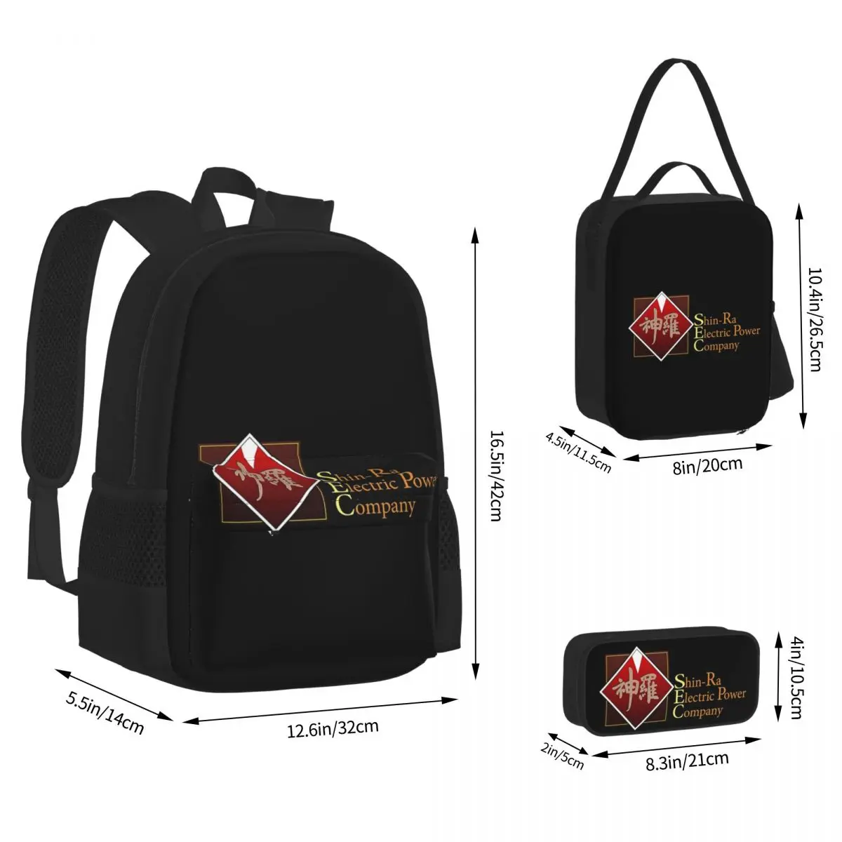 Shinra Final Fantasy 7 Backpacks Boys Girls Bookbag Children School Bags Cartoon Kids Rucksack Lunch Bag Pen Bag Three-Piece Set
Shinra Final Fantasy 7 Backpacks Boys Girls Bookbag Children School Bags Cartoon Kids Rucksack Lunch Bag Pen Bag Three-Piece Set