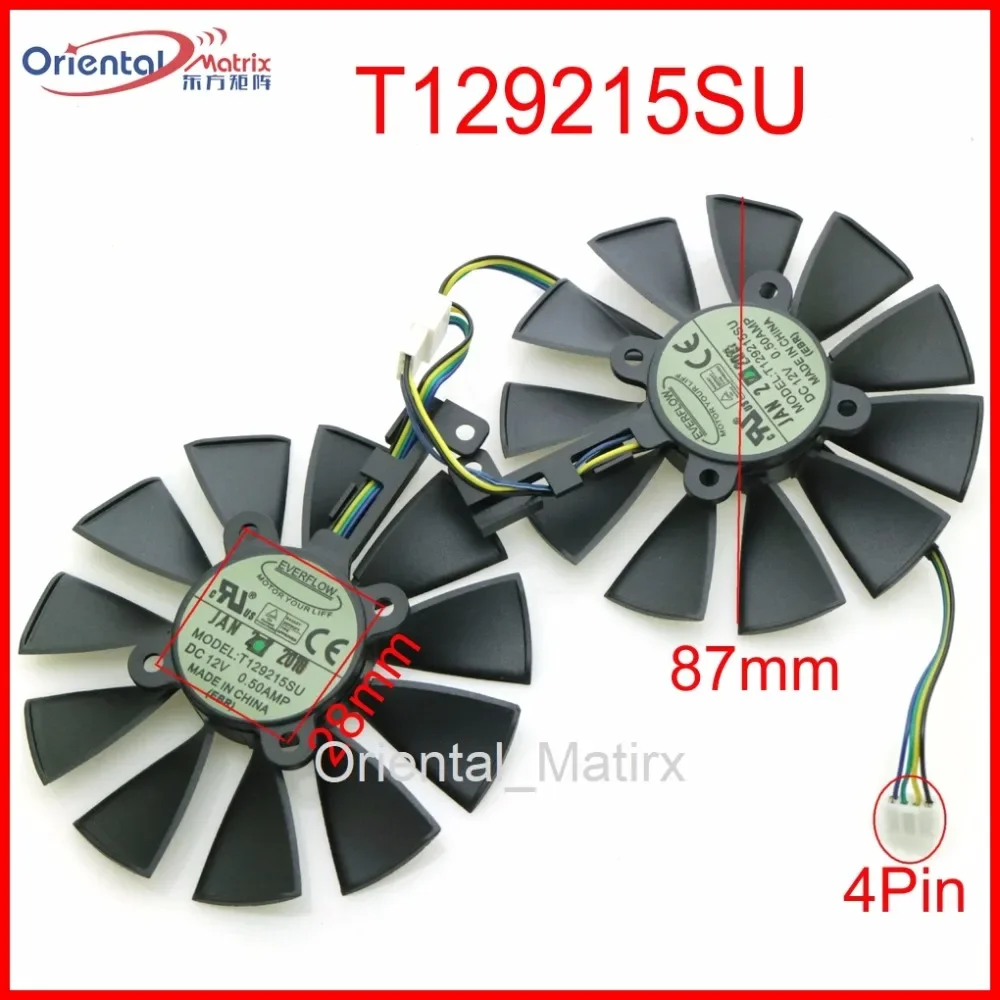 Т 129215 SU 12 В 0,5 А 87 мм Вентилятор VGA для ASUS GTX1060 GTX1070 RX480 RX570 Вентилятор охлаждения видеокарты
Т 129215 SU 12 В 0,5 А 87 мм Вентилятор VGA для ASUS GTX1060 GTX1070 RX480 RX570 Вентилятор охлаждения видеокарты