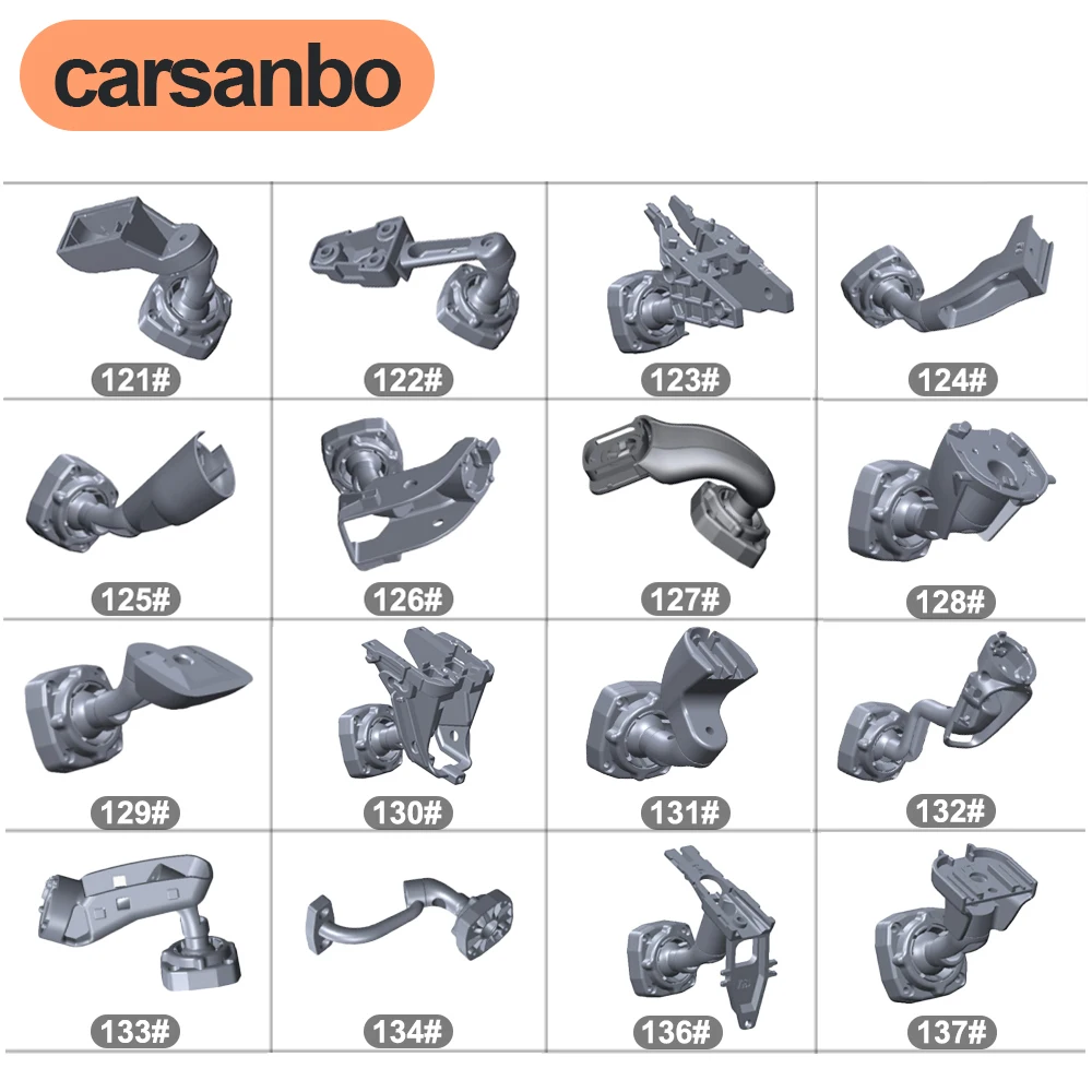 Кронштейн для крепления зеркала заднего вида Carsanbo №121-134, 136-139 для Chevrolet, VW, Jeep, Maserati, Toyota, BMW, Volvo, Benz, Peugeot, DS, WEY
Кронштейн для крепления зеркала заднего вида Carsanbo №121-134, 136-139 для Chevrolet, VW, Jeep, Maserati, Toyota, BMW, Volvo, Benz, Peugeot, DS, WEY