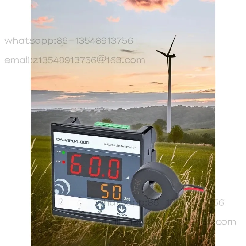 Dsp DA-VIP04-XXD Digital Overcurrent Ammeter Adjustable with Alarm
Dsp DA-VIP04-XXD Digital Overcurrent Ammeter Adjustable with Alarm
