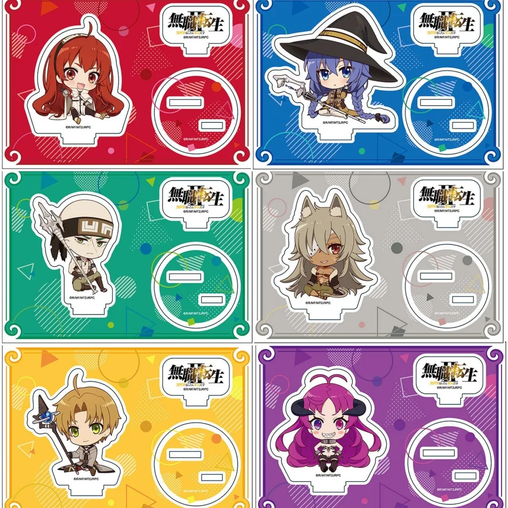 Loen Anime Store Jobless Reincarnation Rudeus Roxy Double insertion Acrylic HD Characters Stand Desktop Decor Gifts About 10cm
Loen Anime Store Jobless Reincarnation Rudeus Roxy Double insertion Acrylic HD Characters Stand Desktop Decor Gifts About 10cm