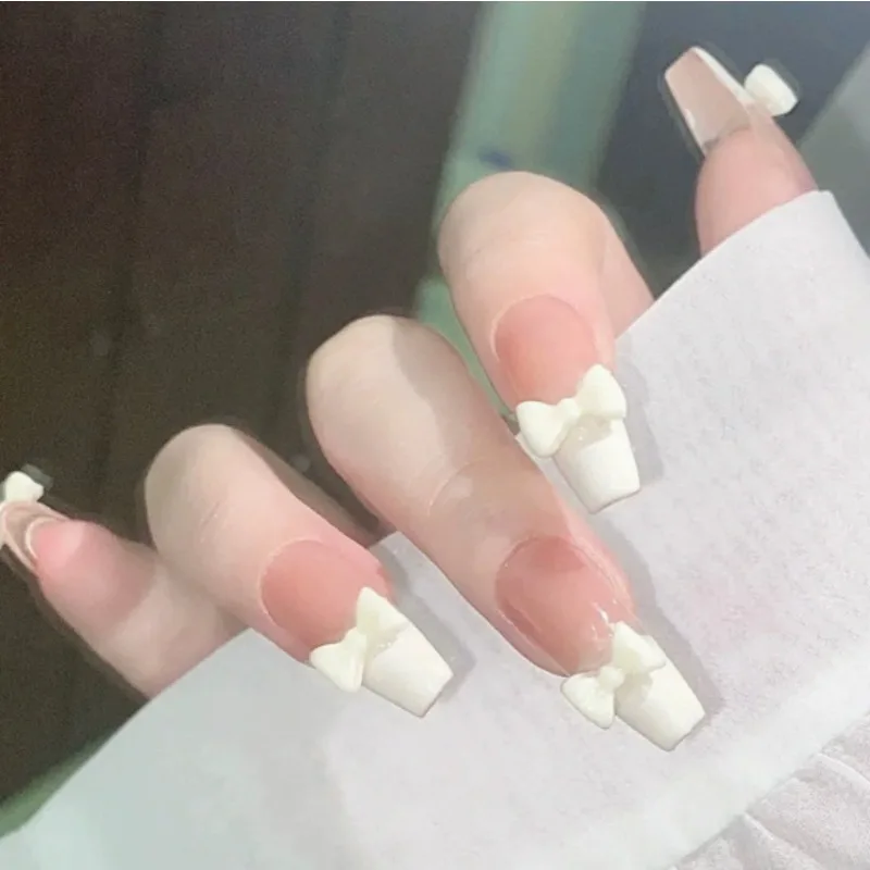 24PCS Detachable False Nails Patch Wearable Spring Summer Student White Enhancing Removable Nail Art
24PCS Detachable False Nails Patch Wearable Spring Summer Student White Enhancing Removable Nail Art