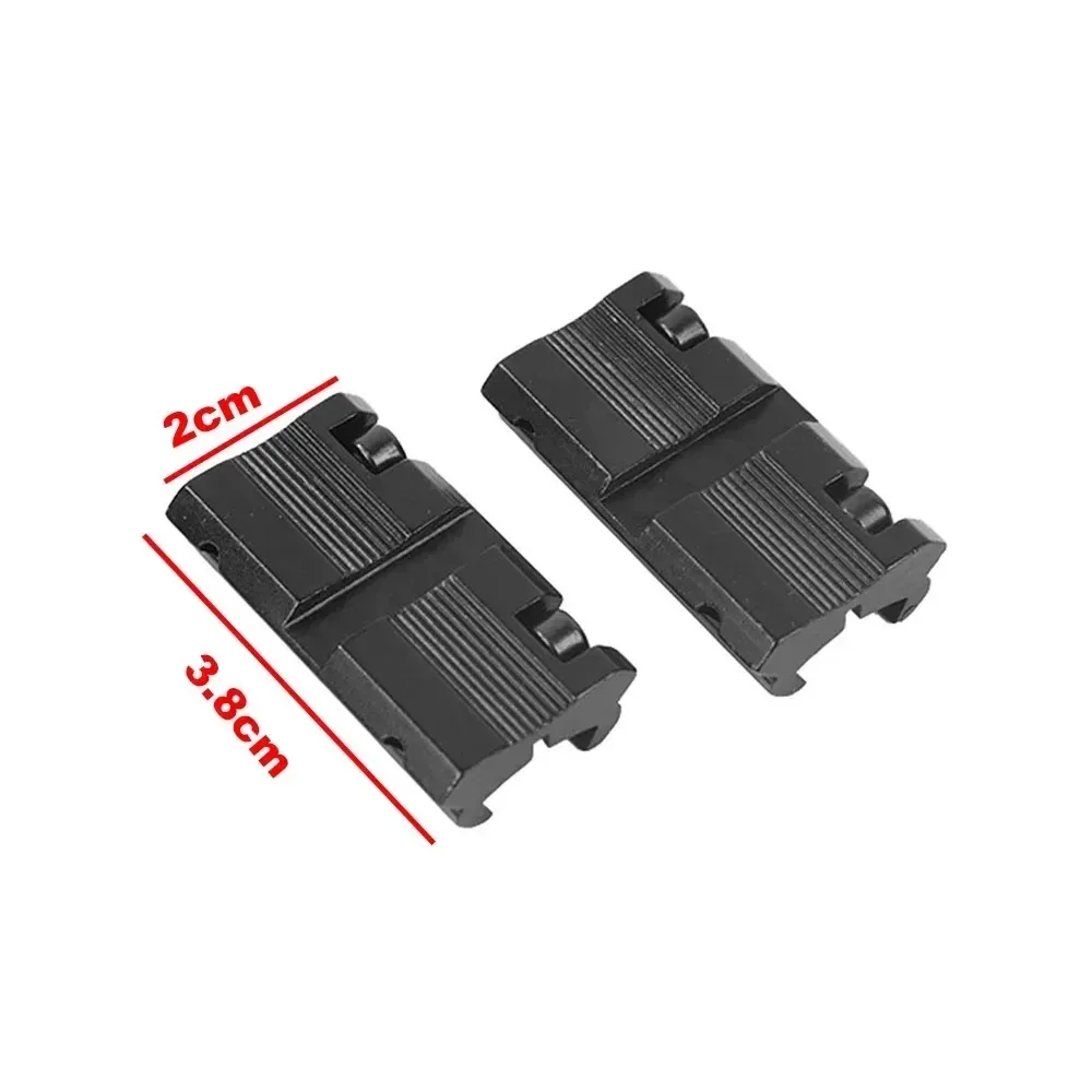 2PCS Precision Dovetail to Picatinny Adapter - 9.5-10mm/11mm to 20mm Rail Converter, Durable Mount Base for Oscilloscope Equipme
2PCS Precision Dovetail to Picatinny Adapter - 9.5-10mm/11mm to 20mm Rail Converter, Durable Mount Base for Oscilloscope Equipme