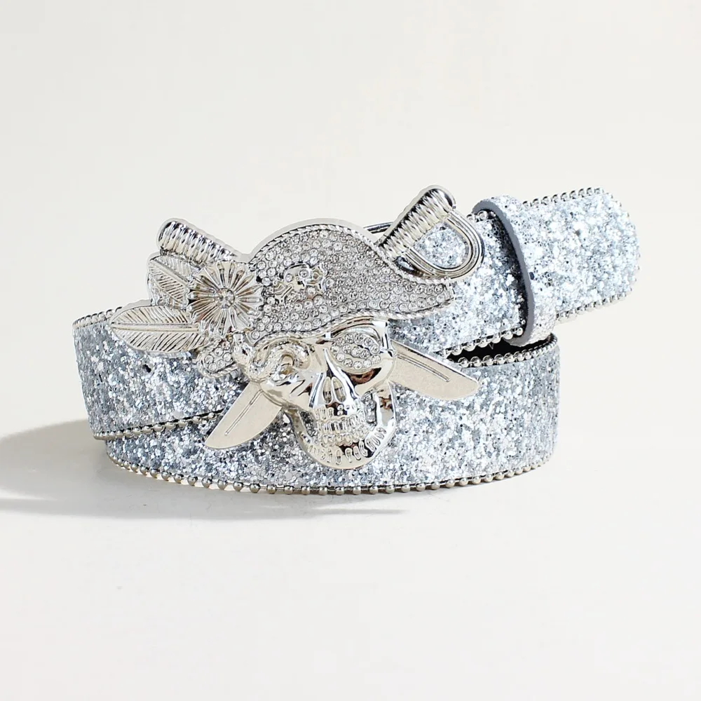 Belt Women's Rhinestone Versatile Rhinestone Full Diamond Diamond PU Wide Shiny Silver Belt
Belt Women's Rhinestone Versatile Rhinestone Full Diamond Diamond PU Wide Shiny Silver Belt