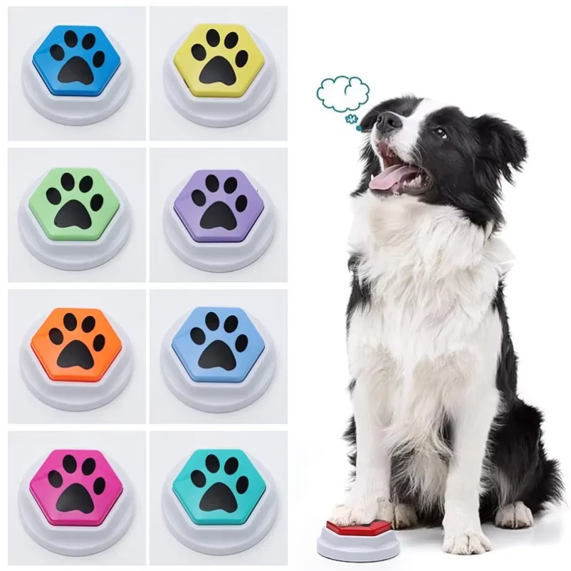 Dog Squeak Toys With Paw Print Hexagonal Recordable Talking Sound Button Dog Toy Interactive Voice Buttons For Communication Dog
Dog Squeak Toys With Paw Print Hexagonal Recordable Talking Sound Button Dog Toy Interactive Voice Buttons For Communication Dog