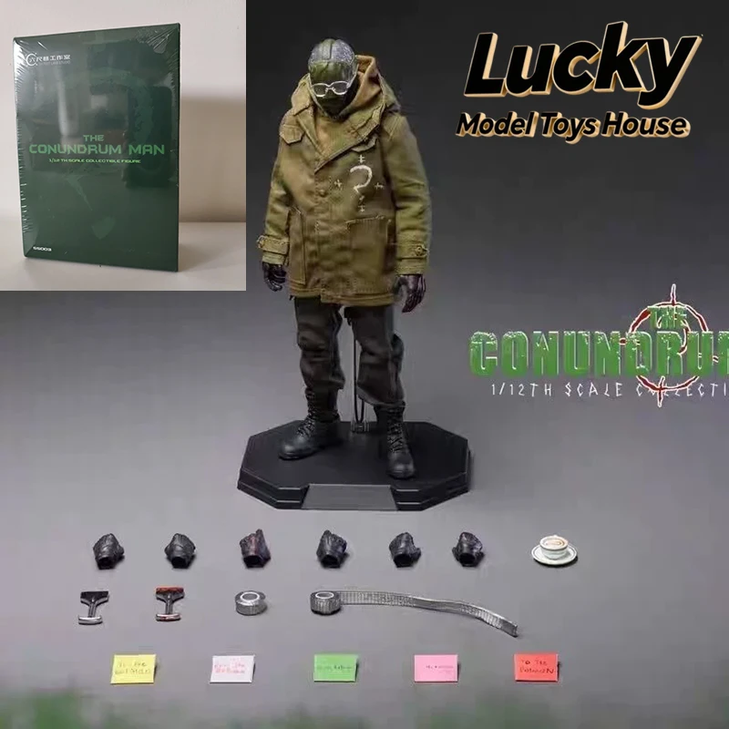 Six Feet Lane Studio x Venus Toys 1/12 The Conundrum Man Hooides Windbreaker Coat Cloth Design SS003 6" Full Set Action Figure
Six Feet Lane Studio x Venus Toys 1/12 The Conundrum Man Hooides Windbreaker Coat Cloth Design SS003 6" Full Set Action Figure