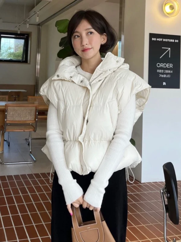 Универсальный женский жилет на молнии в стиле ретро, свободный повседневный теплый хлопковый жилет с капюшоном, верхняя одежда Thiened Long Sve High C...
Универсальный женский жилет на молнии в стиле ретро, свободный повседневный теплый хлопковый жилет с капюшоном, верхняя одежда Thiened Long Sve High C...