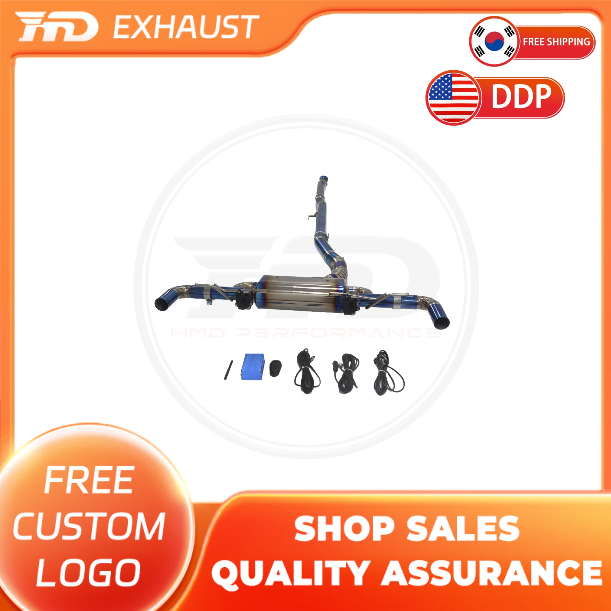 HMD Hot sale Titanium Exhaust System Performance Catback exhaust for Mercedes Benz AMG A45S W177 2.0T 2019+ Muffler With Valve
HMD Hot sale Titanium Exhaust System Performance Catback exhaust for Mercedes Benz AMG A45S W177 2.0T 2019+ Muffler With Valve