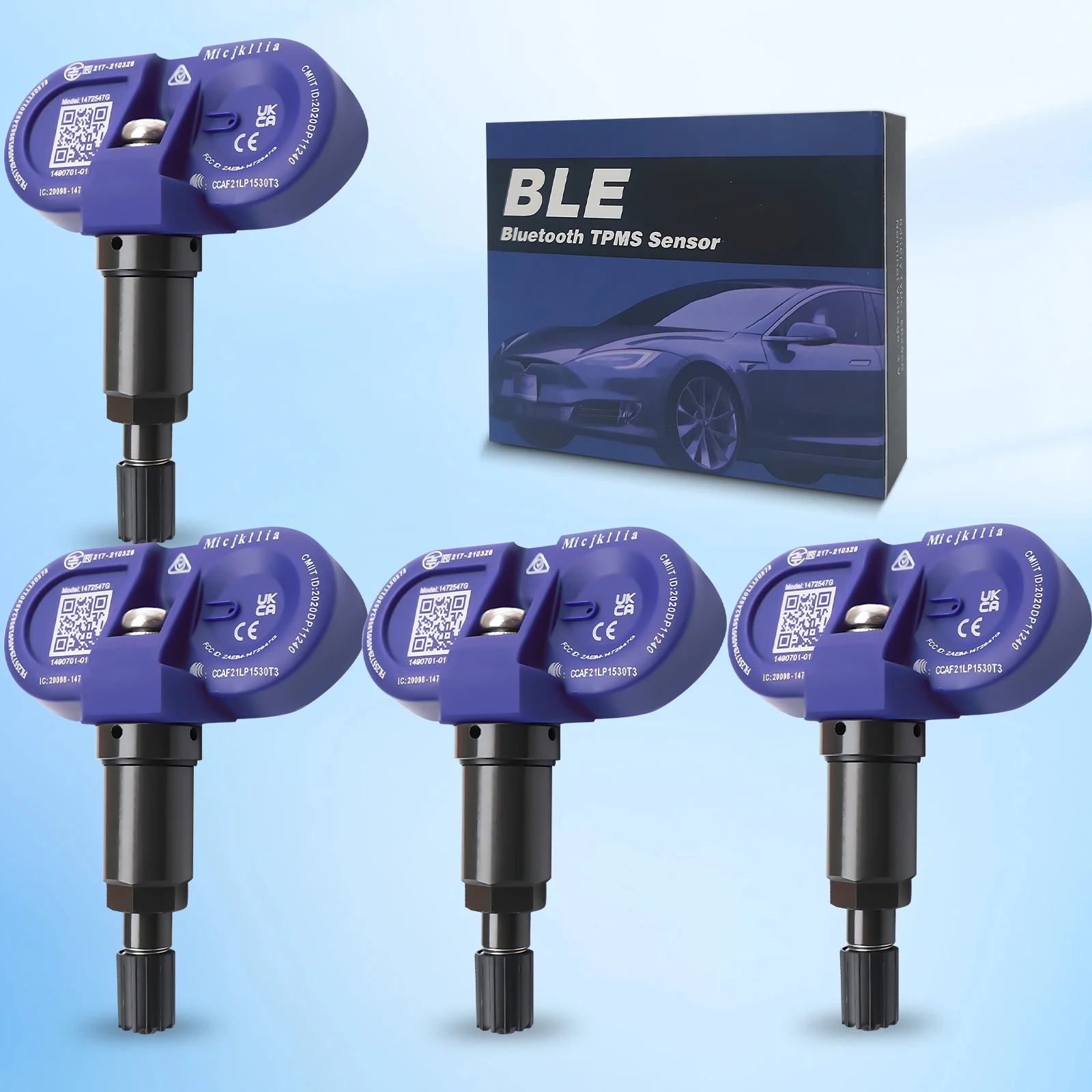 For Tesla Tpms Bluetooth TPMS Tire Pressure Sensor 1490701-01-b Tire Pressure Sensor 1490701-01 2021+Tesla X,Y,S,3 T
For Tesla Tpms Bluetooth TPMS Tire Pressure Sensor 1490701-01-b Tire Pressure Sensor 1490701-01 2021+Tesla X,Y,S,3 T