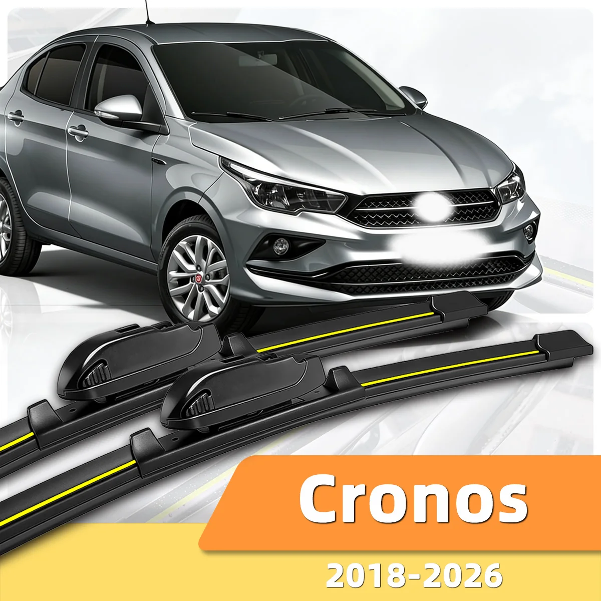 2PCS Car Windshield Wiper Blade Fit For FIAT Cronos (2018-2026) Natural Rubber Strip Boneless Silent Car Front Wiper Auto Parts
2PCS Car Windshield Wiper Blade Fit For FIAT Cronos (2018-2026) Natural Rubber Strip Boneless Silent Car Front Wiper Auto Parts