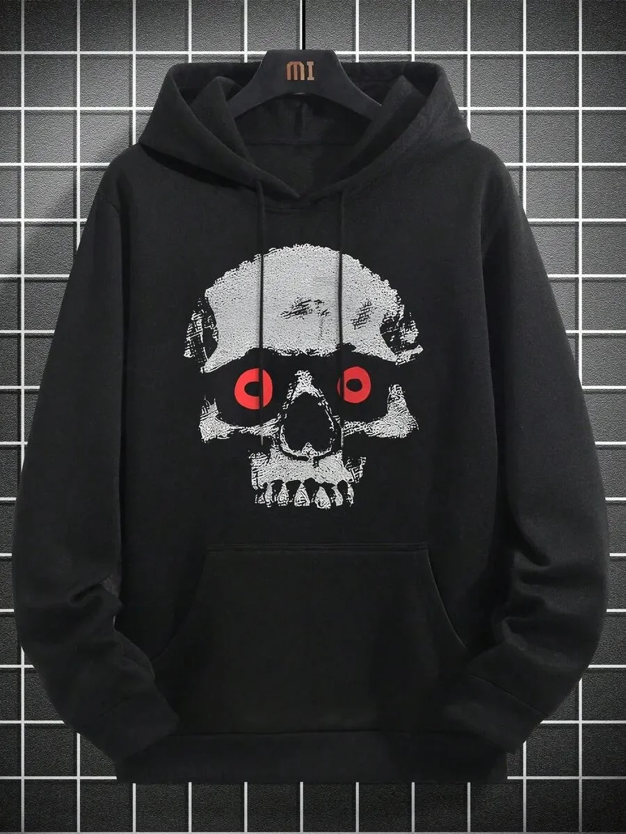 High - Quality Pure Cotton Hoodie Embellished with Eye - Catching Skull Motif Must - Have for Enthusiasts of Alternative Street
High - Quality Pure Cotton Hoodie Embellished with Eye - Catching Skull Motif Must - Have for Enthusiasts of Alternative Street