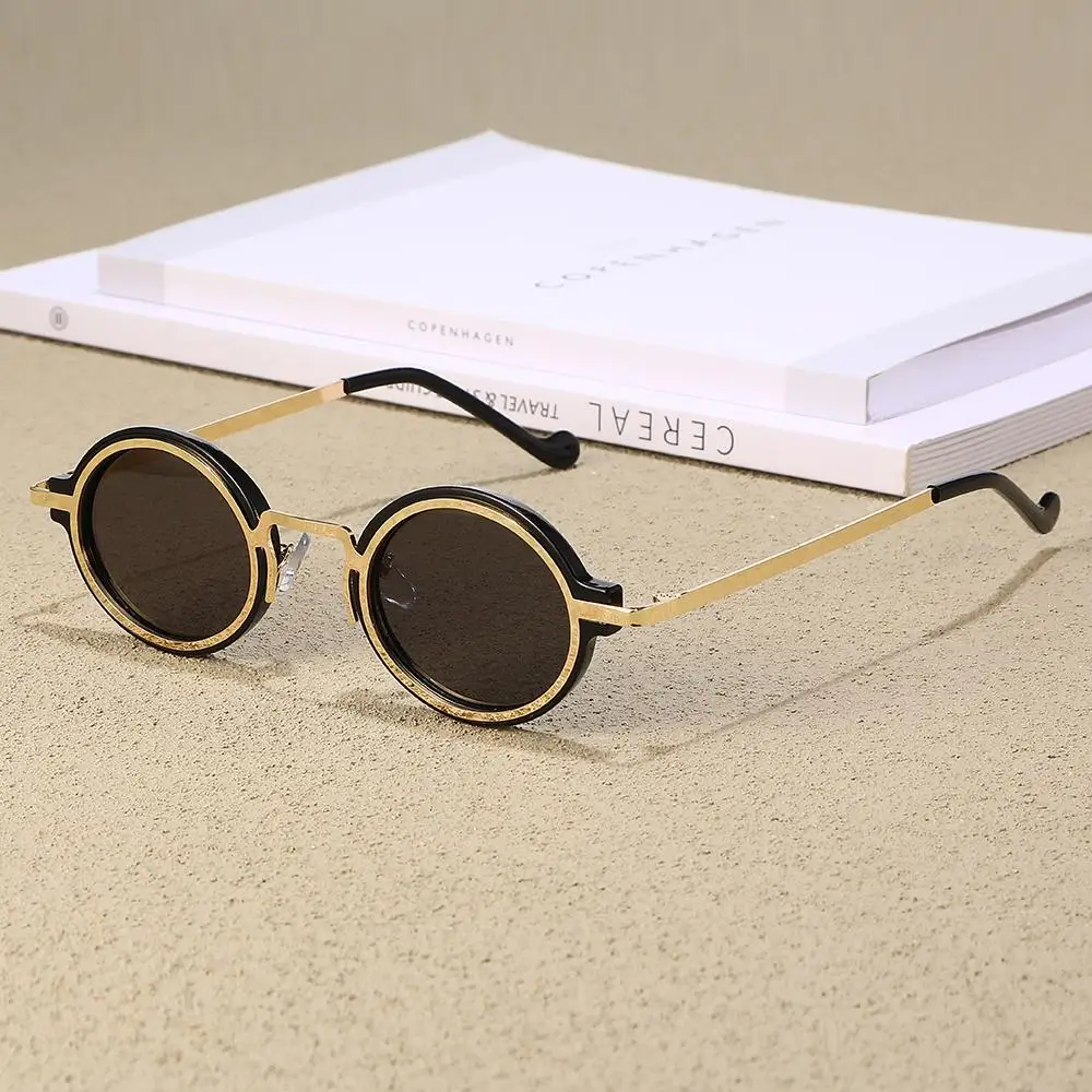 Vintage Metal Frame Small Round Sunglasses UV400 Protection Y2K Punk Shades Driving Sun Glasses for Women & Men
Vintage Metal Frame Small Round Sunglasses UV400 Protection Y2K Punk Shades Driving Sun Glasses for Women & Men
