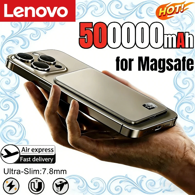 Внешний аккумулятор Lenovo 3-в-1, 50000 мАч, тонкий, магнитный, беспроводной, 22.5 Вт, для MagSafe, для iPhone, Samsung 2026
Внешний аккумулятор Lenovo 3-в-1, 50000 мАч, тонкий, магнитный, беспроводной, 22.5 Вт, для MagSafe, для iPhone, Samsung 2026
