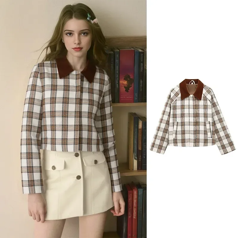 TRAFZR Plaid Trench Coat Spring 2025 Women's Zip Front Lapel Design Long Sleeve Versatile College Outfit Casual Gathering
TRAFZR Plaid Trench Coat Spring 2025 Women's Zip Front Lapel Design Long Sleeve Versatile College Outfit Casual Gathering