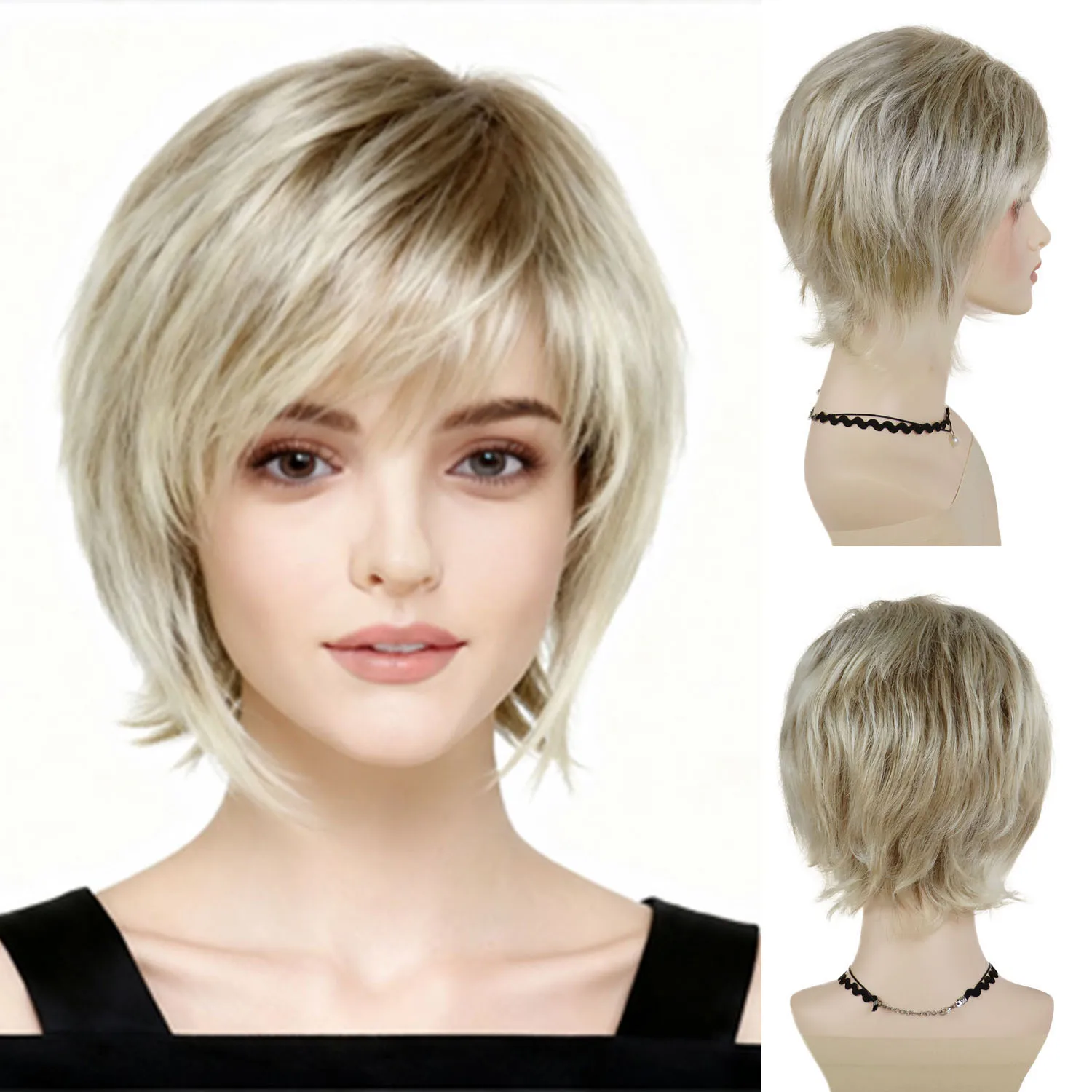 Смешанные светлые парики для женщин Синтетические волосы Короткий парик боб с боковой челкой Натуральные волосы Материнский парик Женский парик Ежедневный термостойкий
Смешанные светлые парики для женщин Синтетические волосы Короткий парик боб с боковой челкой Натуральные волосы Материнский парик Женский парик Ежедневный термостойкий