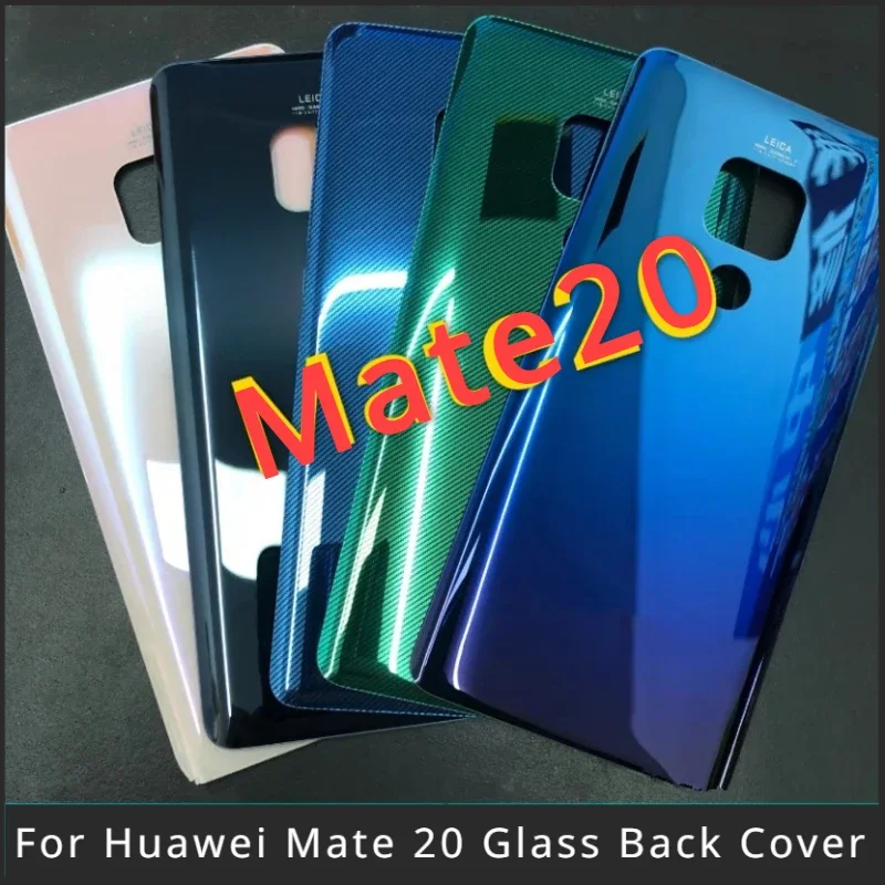 

6.53 inch For Huawei Mate 20 Glass Back Cover Rear Door Housing Battery Case Replacement Repair Parts For Mate20 Cover