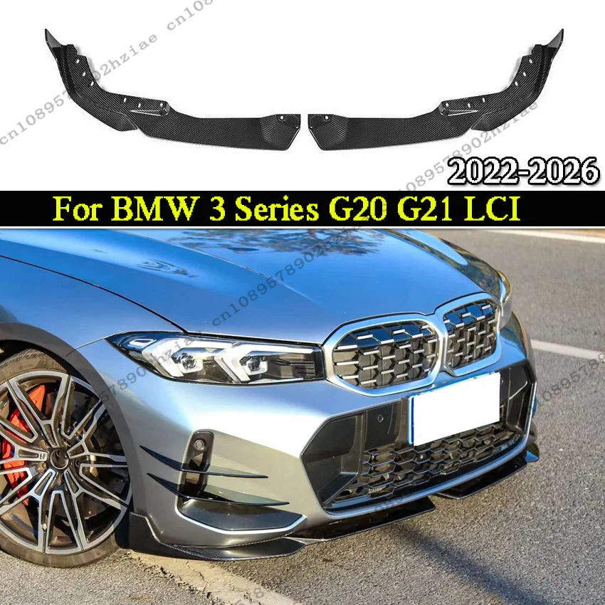 Car Front Bumper Splitter Lip Spoiler For BMW 3 Series G20 G21 M-Sport 320i 325i 330i 320d M340i LCI 2022-2026 body kit Tuning
Car Front Bumper Splitter Lip Spoiler For BMW 3 Series G20 G21 M-Sport 320i 325i 330i 320d M340i LCI 2022-2026 body kit Tuning