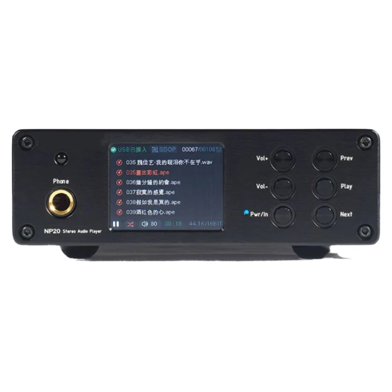 HIFI Digital Audio Player Dual PCM1794 DAC DSD256 384KHz 24BIT Decoded Music Turntable QCC3084 Bluetooth 5.4 AMANERO USB
HIFI Digital Audio Player Dual PCM1794 DAC DSD256 384KHz 24BIT Decoded Music Turntable QCC3084 Bluetooth 5.4 AMANERO USB