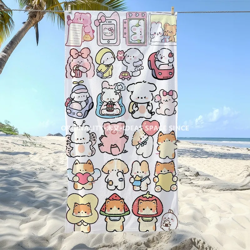 Kawaii Cartoon Animals Summer Beach Towel Patterned Sunscreen And Windproof Suitable For Swimming Pool Camping Travel
Kawaii Cartoon Animals Summer Beach Towel Patterned Sunscreen And Windproof Suitable For Swimming Pool Camping Travel