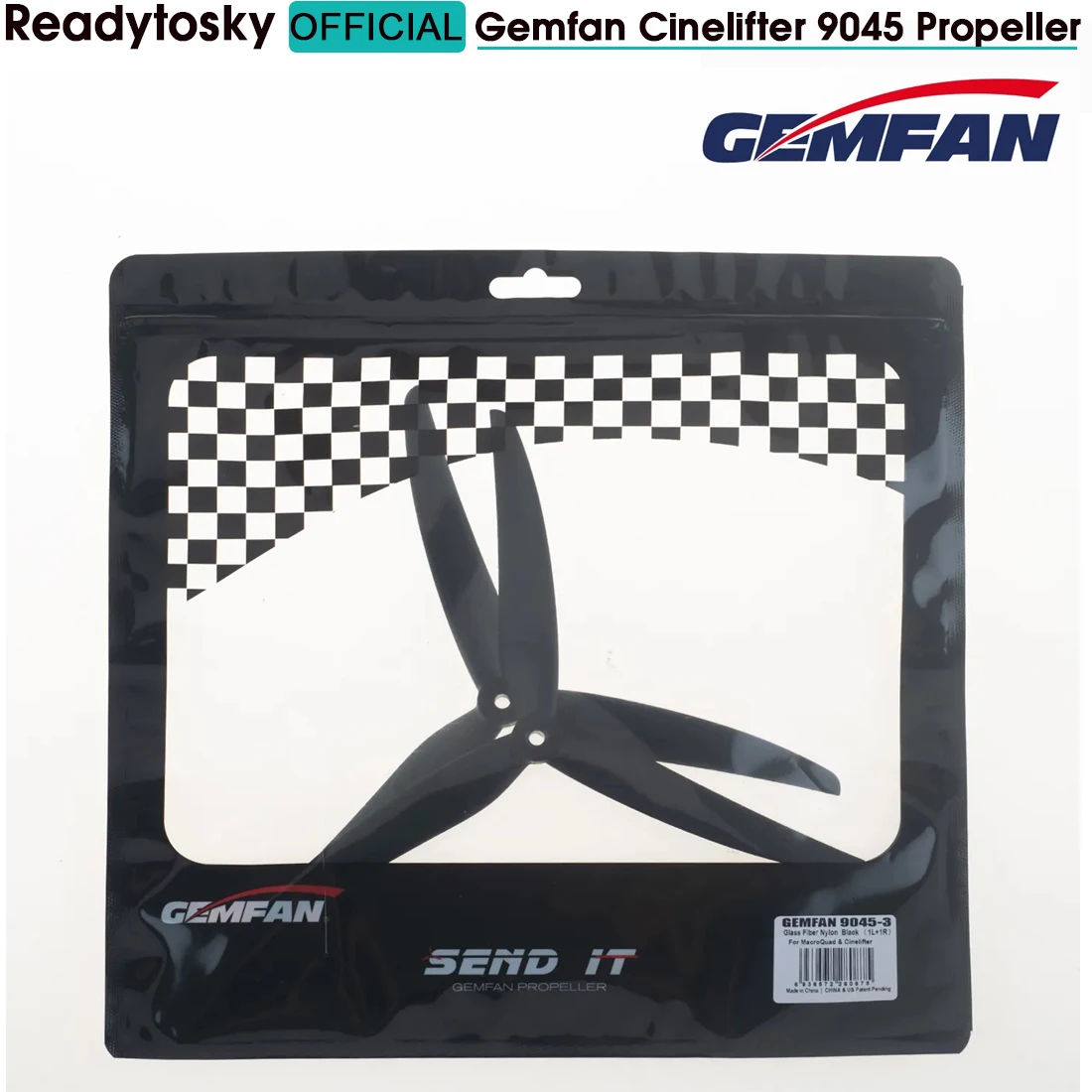 2/4 пары Gemfan Cinelifter 9045 9X4.5X3 3-лопастный нейлоновый Пропеллер из стекловолокна для 9 "9 дюймов Mark4 мультиротор FPV рама MarcoQuad
2/4 пары Gemfan Cinelifter 9045 9X4.5X3 3-лопастный нейлоновый Пропеллер из стекловолокна для 9 "9 дюймов Mark4 мультиротор FPV рама MarcoQuad