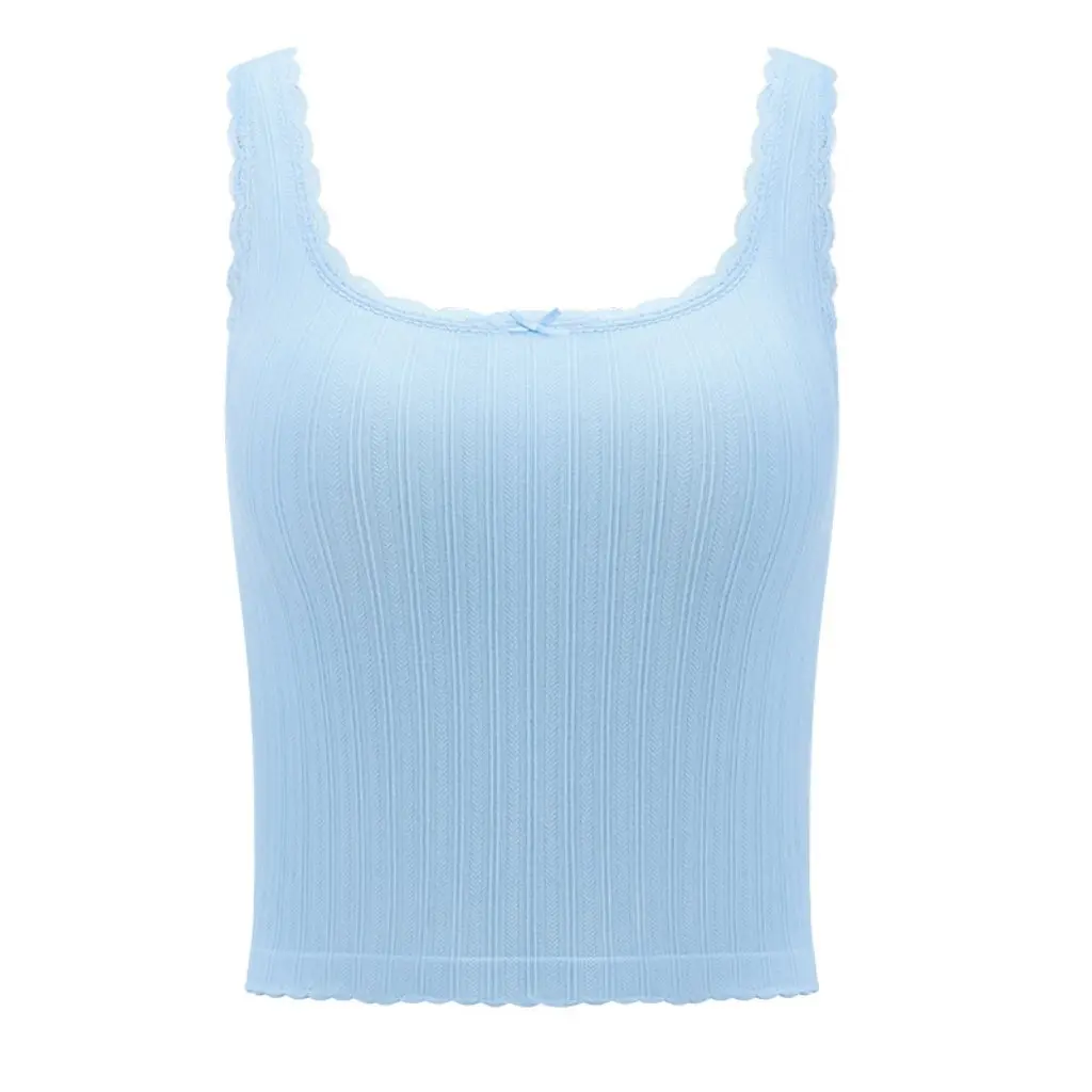 Semi-Reformed Lace Slimming Vest White Sling with Belt And Chest Pad Beautiful Back Covering One-piece Girly Sense Bra 
Semi-Reformed Lace Slimming Vest White Sling with Belt And Chest Pad Beautiful Back Covering One-piece Girly Sense Bra