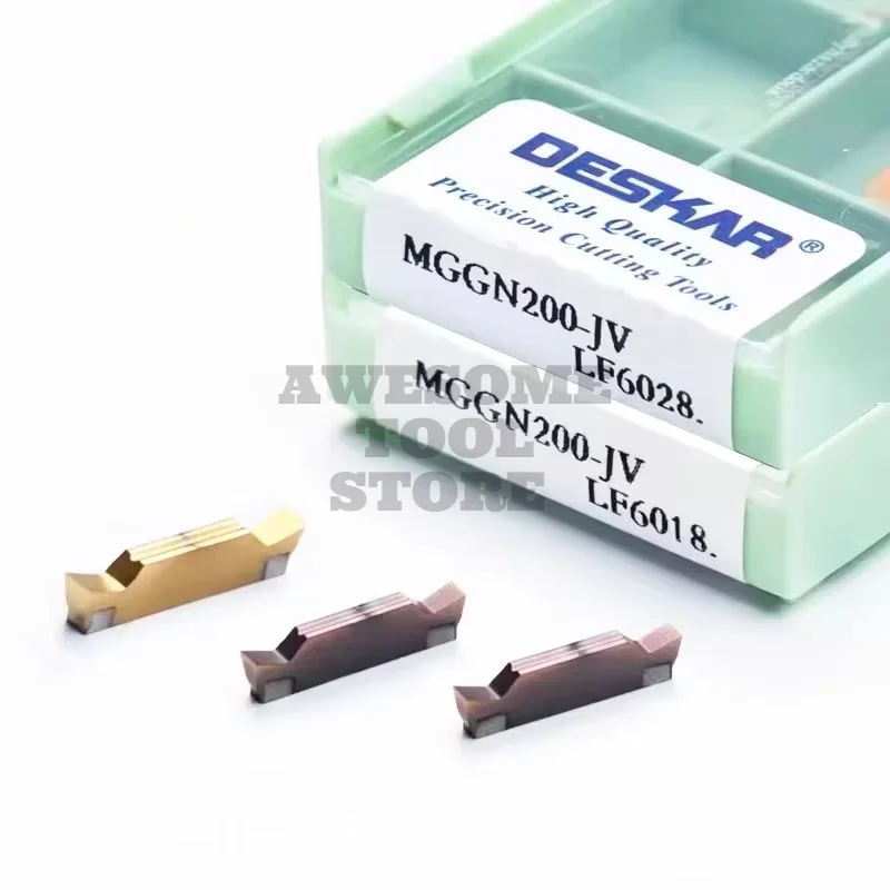 DESKAR Grooving Insert MGGN150 200 250 300 400 500-JV R/L-15 LF6018 LF6028 CNC Lathe tool Carbide insert
DESKAR Grooving Insert MGGN150 200 250 300 400 500-JV R/L-15 LF6018 LF6028 CNC Lathe tool Carbide insert