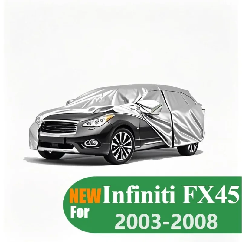 Five-Layer All-Weather Waterproof Full Car Cover for Infiniti FX45 2003-2008 Waterproof Sun Rain Snow Protection Silver Oxford
Five-Layer All-Weather Waterproof Full Car Cover for Infiniti FX45 2003-2008 Waterproof Sun Rain Snow Protection Silver Oxford
