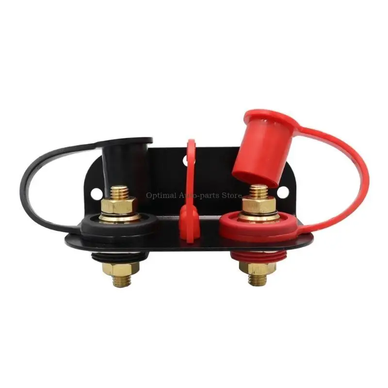 12V 24V 250Amps Positive & Negative Black Red Thru Panel Battery Terminal Connector for Car Auto Replacement Accessories
12V 24V 250Amps Positive & Negative Black Red Thru Panel Battery Terminal Connector for Car Auto Replacement Accessories