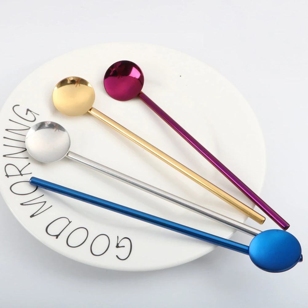 Stainless Steel Drinking Spoon Straw 304 Coffee Cocktail Metal Tableware Reusable Eco Friendly for Smoothies Desserts
Stainless Steel Drinking Spoon Straw 304 Coffee Cocktail Metal Tableware Reusable Eco Friendly for Smoothies Desserts