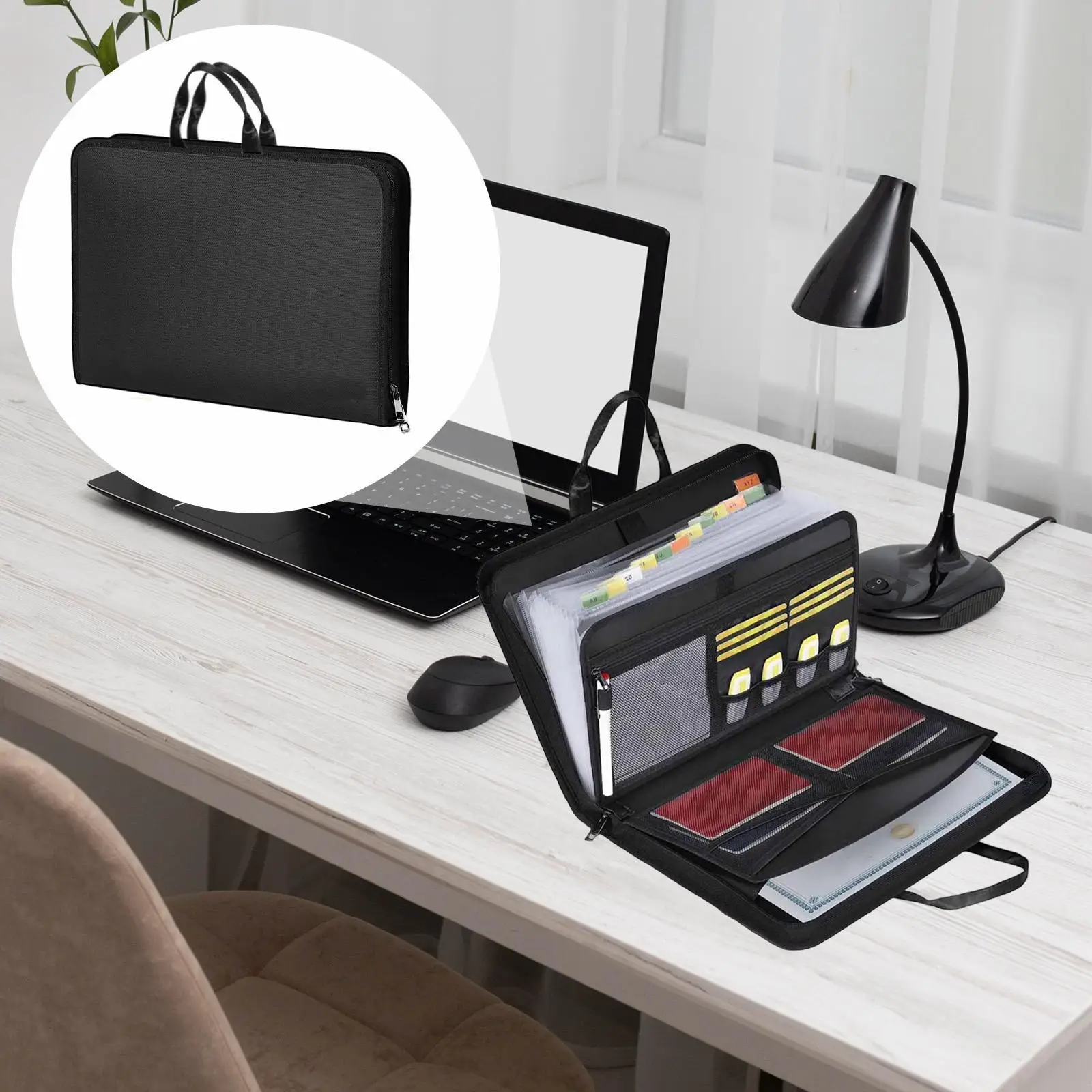 Accordion File Organizer Easy to Carry Lightweight Handbag Portable Filing Folder for Paper Bill Coupon Receipt Cards Letter
Accordion File Organizer Easy to Carry Lightweight Handbag Portable Filing Folder for Paper Bill Coupon Receipt Cards Letter