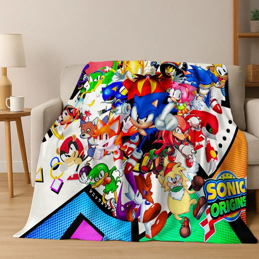 Классическое фланелевое одеяло S-Sonic с рисунком ежа, мягкое теплое одеяло для кровати, спальни, гостиной, путешествий, пикника, ребенка
Классическое фланелевое одеяло S-Sonic с рисунком ежа, мягкое теплое одеяло для кровати, спальни, гостиной, путешествий, пикника, ребенка