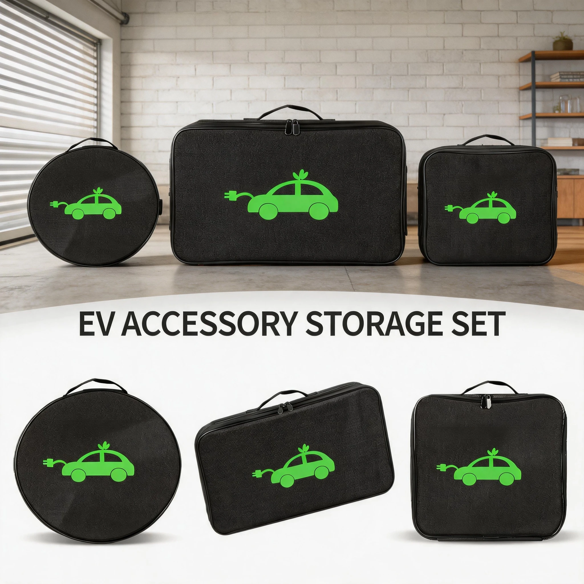 EV Charging Cable Organizer Bag Waterproof Portable Car Tools Storage & Organizer for Jumper Cables Universal Cars Trucks
EV Charging Cable Organizer Bag Waterproof Portable Car Tools Storage & Organizer for Jumper Cables Universal Cars Trucks