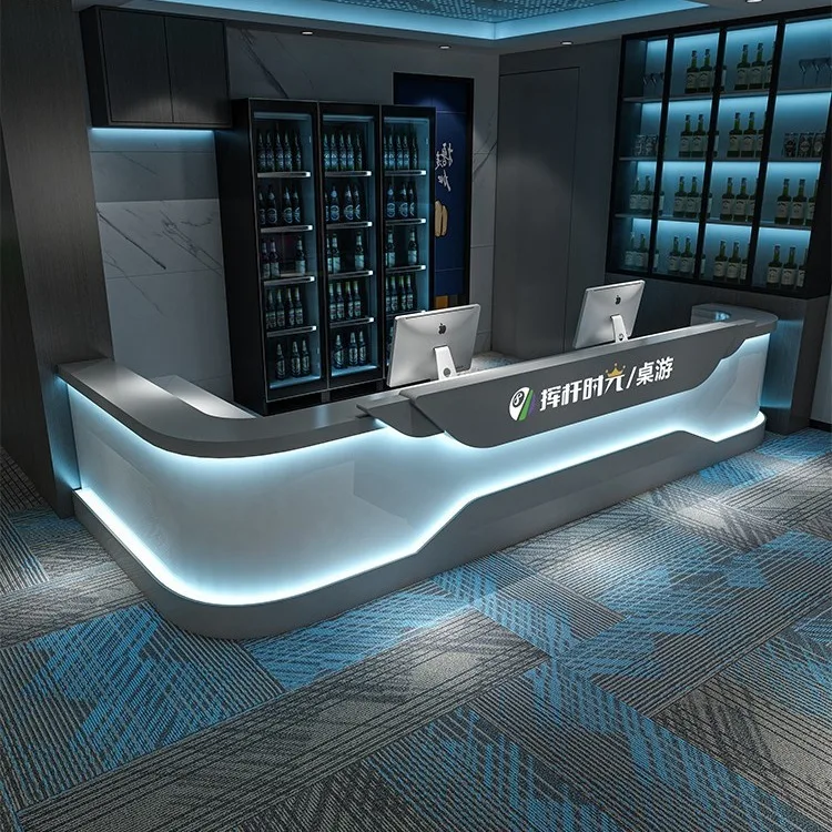 Billiards Hall Bar Modern Simple B & B Hotel Front Desk Bar KTV Internet Cafe Checkout Page Gym Reception Desk
Billiards Hall Bar Modern Simple B & B Hotel Front Desk Bar KTV Internet Cafe Checkout Page Gym Reception Desk