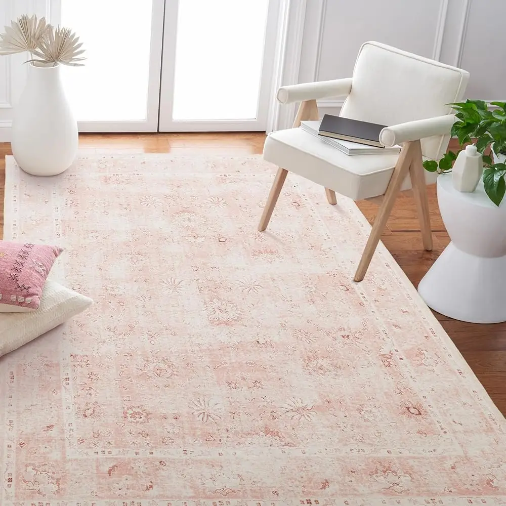 Area Rug 4X6 Pink Printed Door Mat For Indoor Entryway,Machine Washable Non Slip Blush Floral Aesthetic Soft Faux Wool Carpet
Area Rug 4X6 Pink Printed Door Mat For Indoor Entryway,Machine Washable Non Slip Blush Floral Aesthetic Soft Faux Wool Carpet