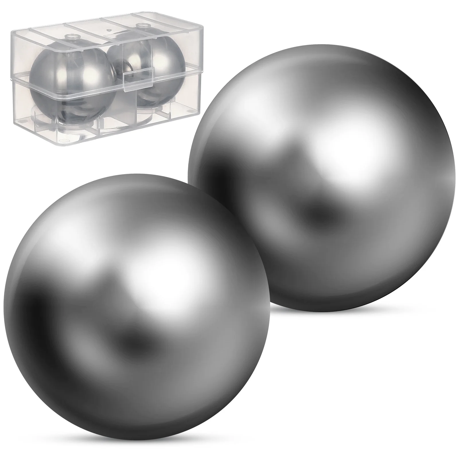 2Pcs Stainless Steel Ice Cubes Reusable Round Ice Spheres for Whiskey Wine Beer Drinks Chilling Stones Whiskey Ball 
2Pcs Stainless Steel Ice Cubes Reusable Round Ice Spheres for Whiskey Wine Beer Drinks Chilling Stones Whiskey Ball