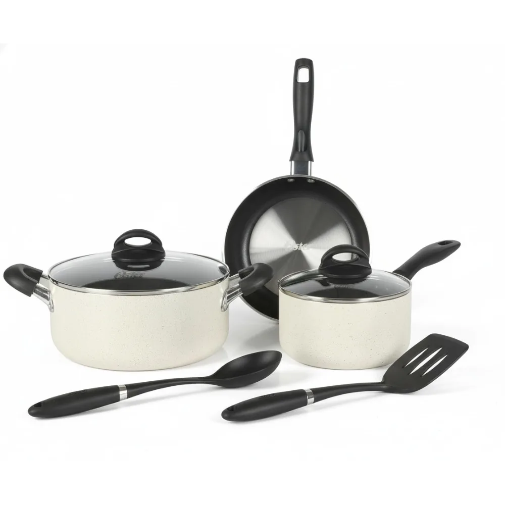 7-Piece Aluminum Nonstick Cookware Set with Induction & Stay-Cool Handles - Premium Kitchen Essentials
7-Piece Aluminum Nonstick Cookware Set with Induction & Stay-Cool Handles - Premium Kitchen Essentials