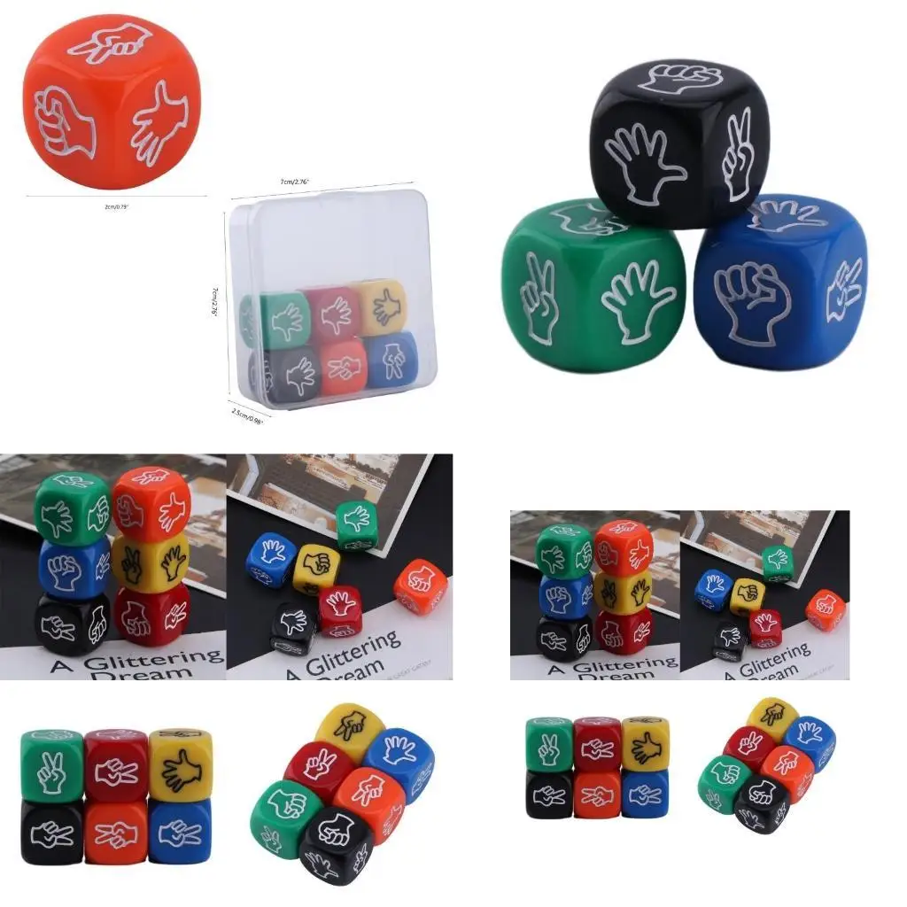 Y1uc 6pcs/Pack 20 -мм вечеринки Sieves Party Party Dices Dices Party Board Game реквизиты
Y1uc 6pcs/Pack 20 -мм вечеринки Sieves Party Party Dices Dices Party Board Game реквизиты