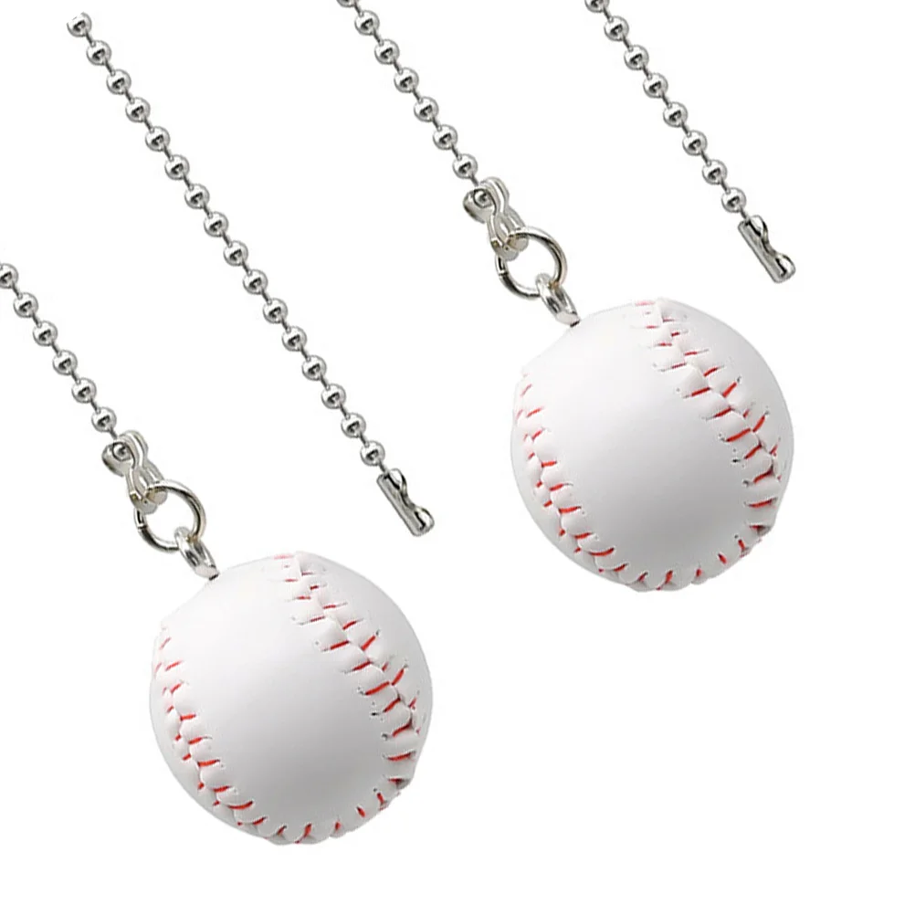 2 Pcs Baseball Extension Zipper Chandelier Pull Chain Light Chains for Ceiling Fans Lights Decorative Adjustable Pulls Durable
2 Pcs Baseball Extension Zipper Chandelier Pull Chain Light Chains for Ceiling Fans Lights Decorative Adjustable Pulls Durable