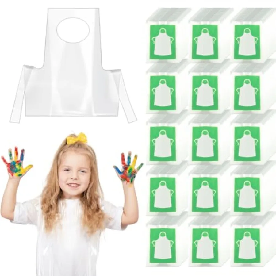 HKACSTHI Disposable Aprons for Art Craft Aprons Cooking Apron Disposable Paint Smocks Child Apron for Painting
HKACSTHI Disposable Aprons for Art Craft Aprons Cooking Apron Disposable Paint Smocks Child Apron for Painting