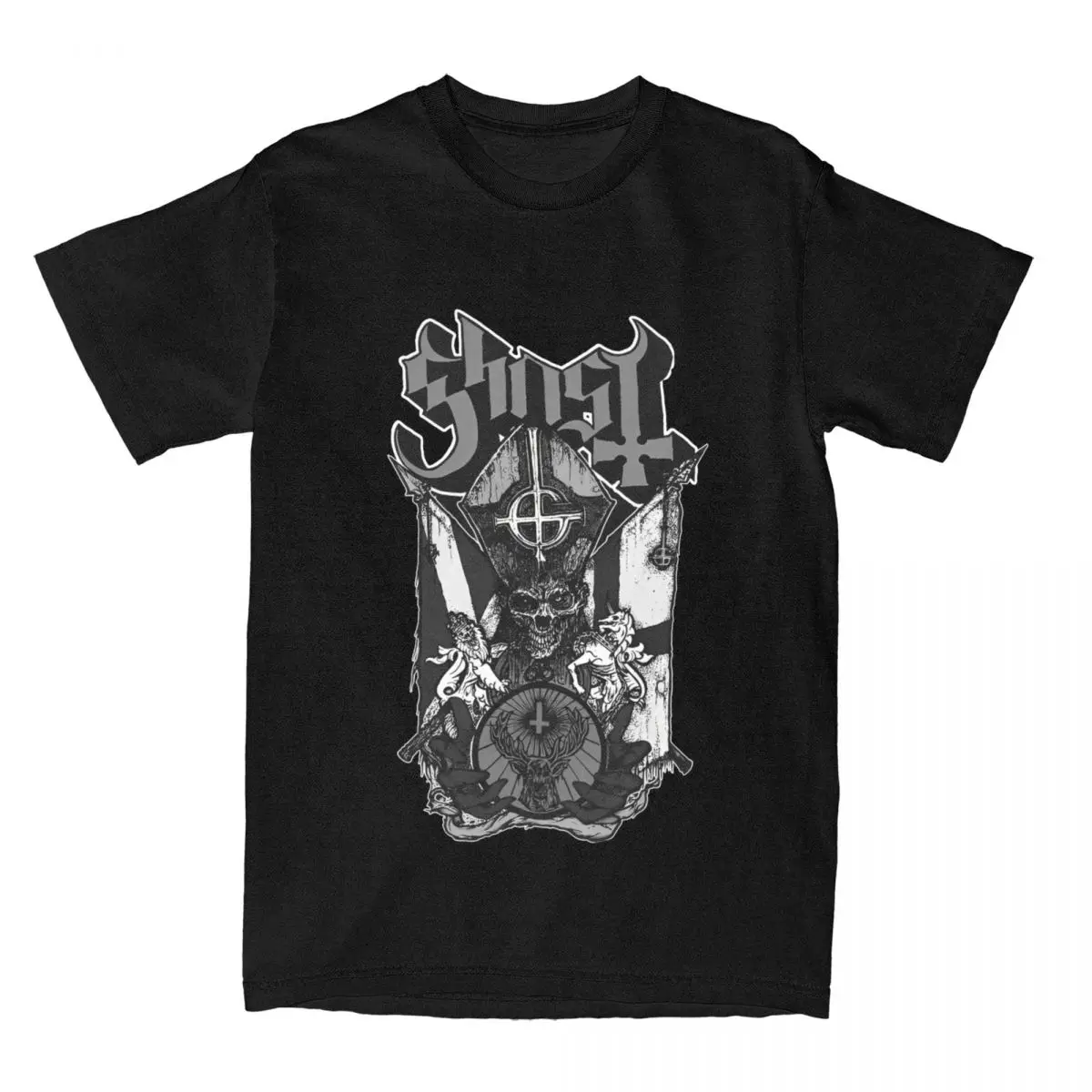 Swedish Ghost B.C. Band T-Shirt Men Heavy Metal Music 100 Cotton T-Shirts Summer Round Neck Hippie Tees Plus Size Clothes
Swedish Ghost B.C. Band T-Shirt Men Heavy Metal Music 100 Cotton T-Shirts Summer Round Neck Hippie Tees Plus Size Clothes