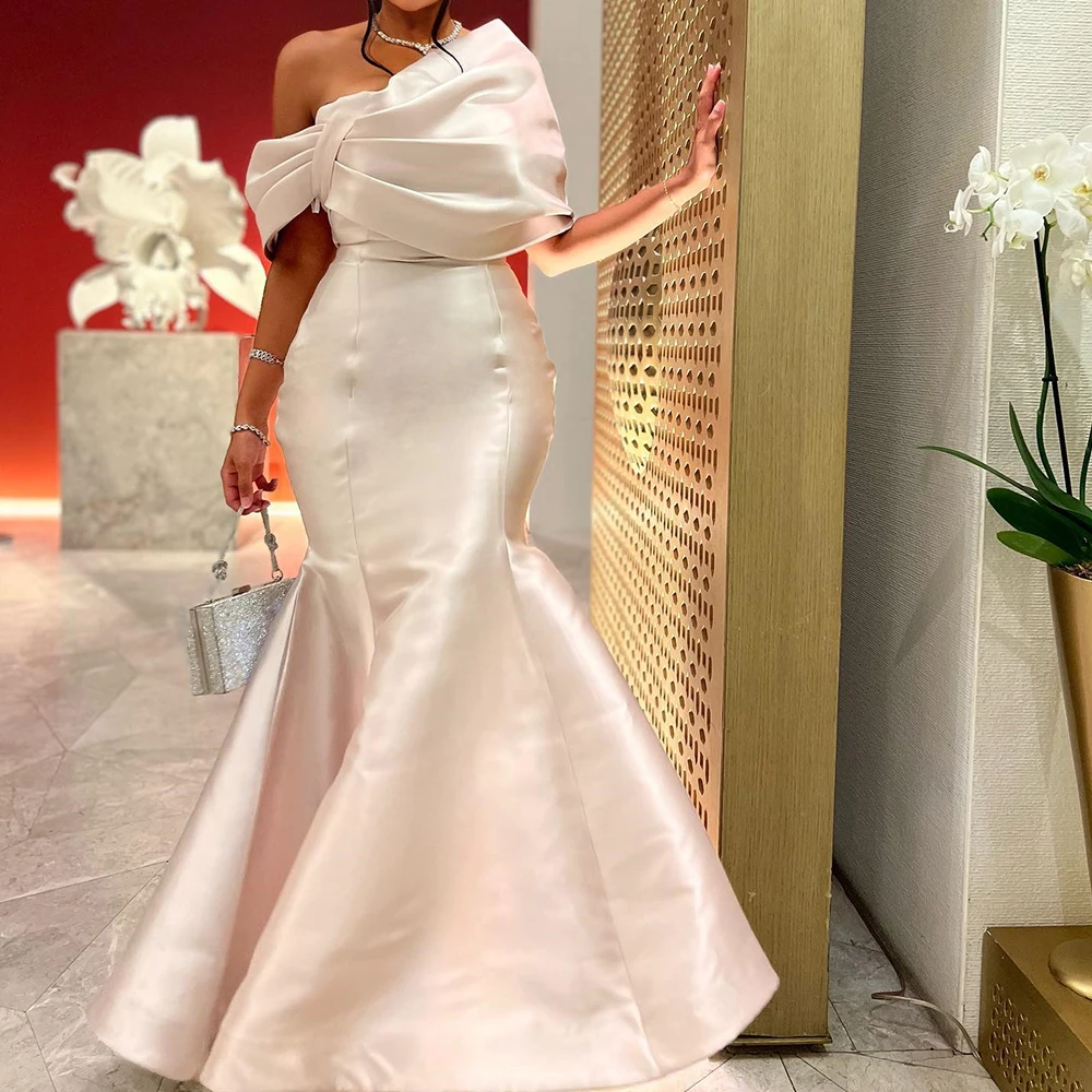 Modern Off the Shoulder One Shoulder Short Sleeves Evening Dresses Exquisite Mermaid Pleats Prom Gowns فساتين سهره نسائيه فخمة
Modern Off the Shoulder One Shoulder Short Sleeves Evening Dresses Exquisite Mermaid Pleats Prom Gowns فساتين سهره نسائيه فخمة