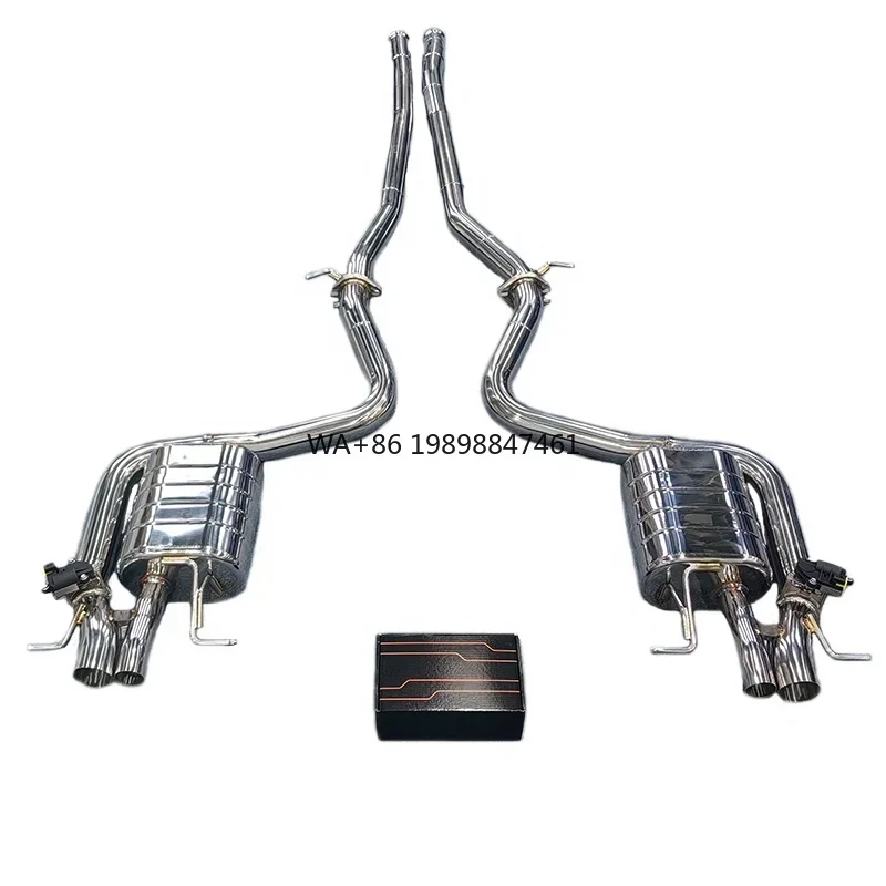 High Quality Catback Exhaust Pipes for Mercedes-benz S63 S63L S600 Amg W222 5.5t Ss304 Escape Valvetronic Exhaust Pipe Muffler
High Quality Catback Exhaust Pipes for Mercedes-benz S63 S63L S600 Amg W222 5.5t Ss304 Escape Valvetronic Exhaust Pipe Muffler