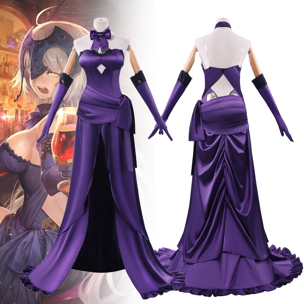 Игра Fate/Grand Order Jeanne d'Arc Alter Косплей Костюм Дракон Ведьма Женское Сексуальное Фиолетовое Платье Хэллоуин Одежда Наряд
Игра Fate/Grand Order Jeanne d'Arc Alter Косплей Костюм Дракон Ведьма Женское Сексуальное Фиолетовое Платье Хэллоуин Одежда Наряд