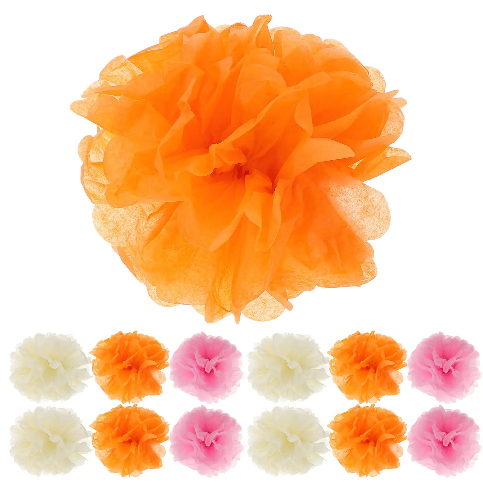 15 Pcs Flower Ball Paper Flowers Decorations Decorations Tissue Pom Poms Wedding Party Supplies DIY Craft Crepe Flowers
15 Pcs Flower Ball Paper Flowers Decorations Decorations Tissue Pom Poms Wedding Party Supplies DIY Craft Crepe Flowers