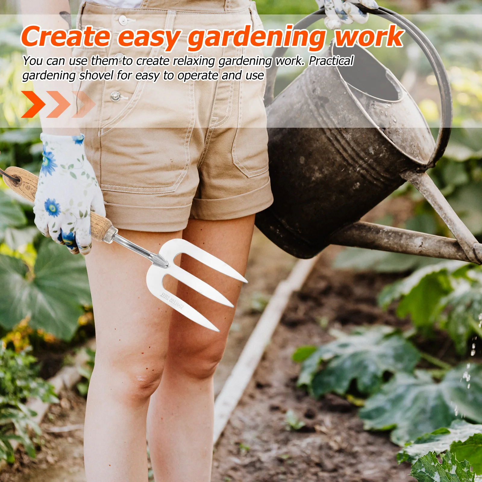 Gardening Shovel Durable Stainless Steel Mini Spade Handle Yard Tool Metal Fork Weeding Hand Tool Practical Garden
Gardening Shovel Durable Stainless Steel Mini Spade Handle Yard Tool Metal Fork Weeding Hand Tool Practical Garden