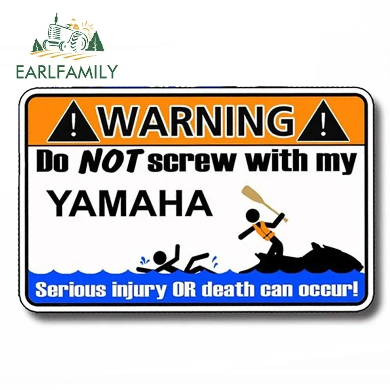 EARLFAMILY 13cm x 8.2cm Warning Sticker Decal SHO FZS FX VX Waverunner Jet Ski Wave Runner Water Lake Car Accessories
EARLFAMILY 13cm x 8.2cm Warning Sticker Decal SHO FZS FX VX Waverunner Jet Ski Wave Runner Water Lake Car Accessories